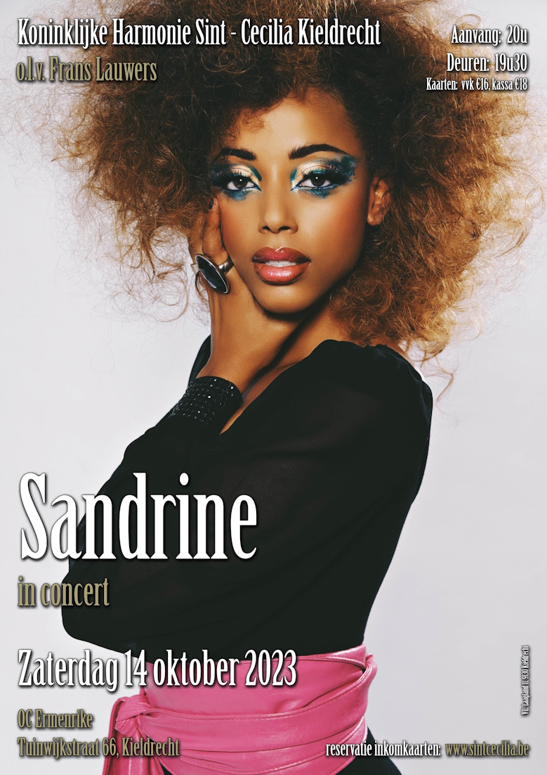 Affiche herfstconcert 14/10/2023 met Sandrine